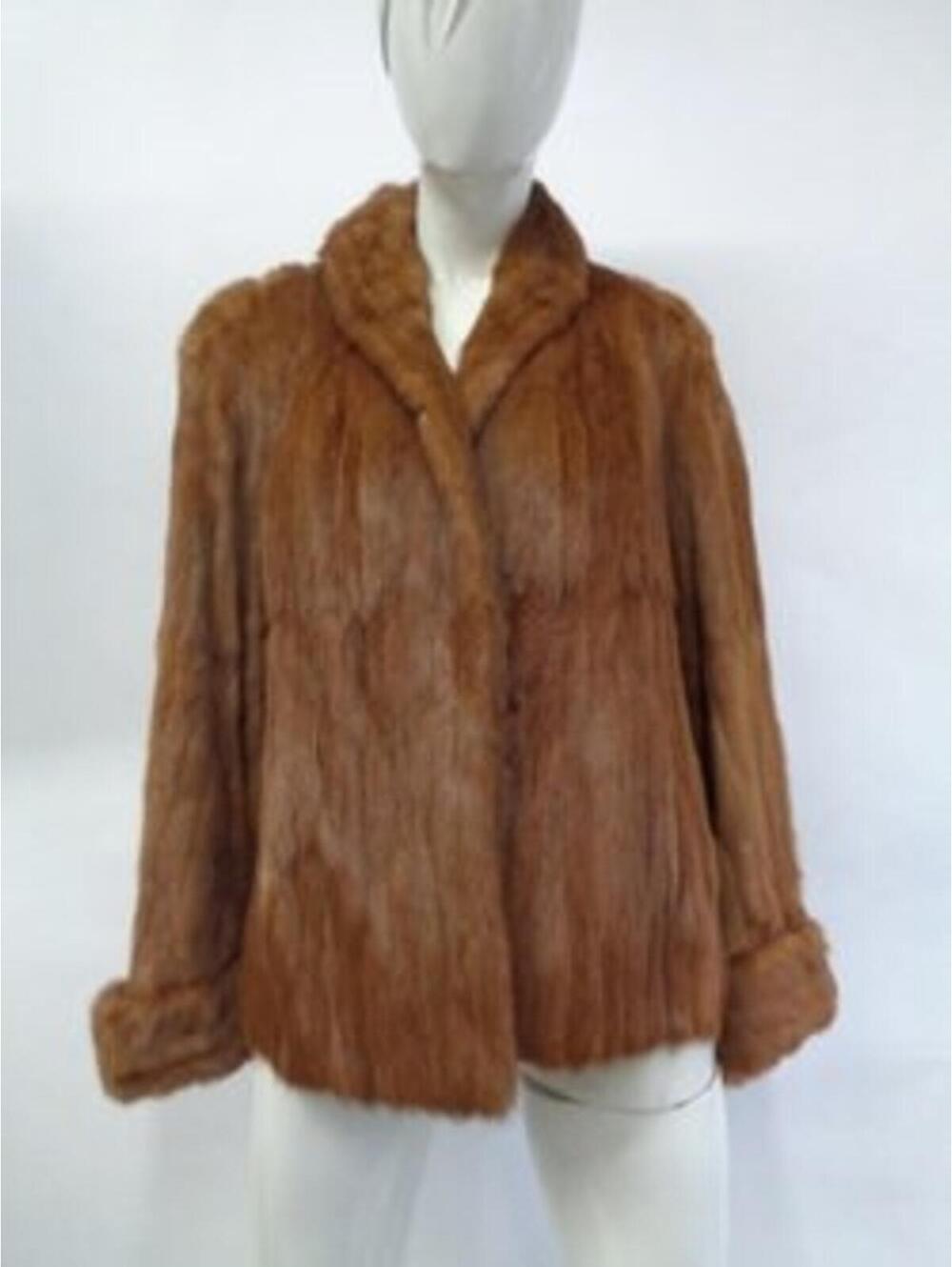 Excellent Chinese Mink Fur Coat Jacket Women Woman Size 6-8 Small-Medium